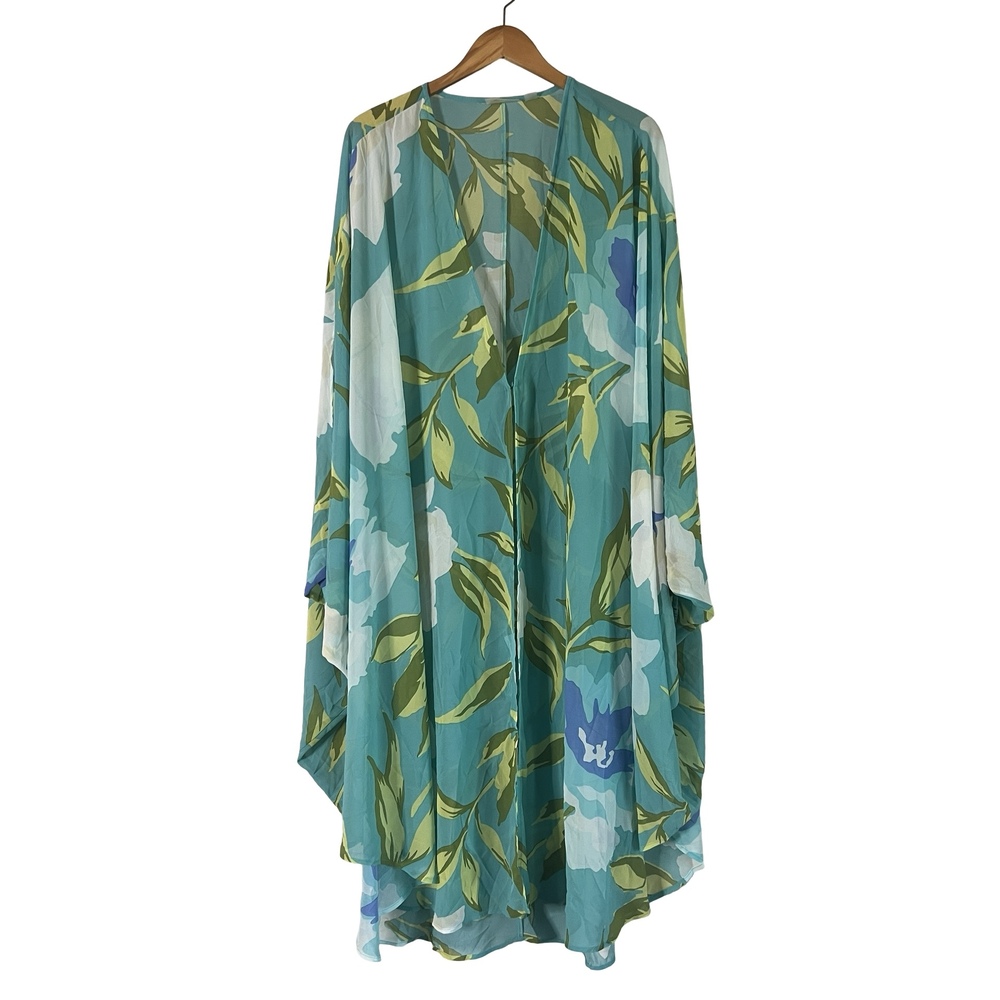 A686159 Brandis Dress Out Loud Paradise Long Topper Brandis Blue OS Plus